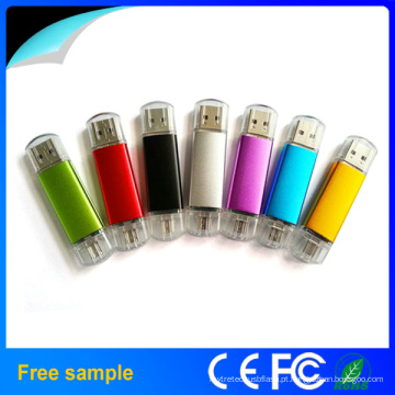 Presente de Natal colorido OTG USB 2.0 disco flash drive para celular